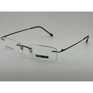 INCLINE - 4024 48-19-135 C01 Black Rimless Metal Glasses Frames